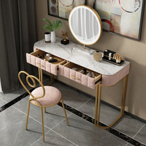 Bedroom light luxury dressing table simple modern small apartment princess makeup table Nordic Net Red Women makeup table with lights