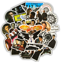 50 pieces of European and American popular TV series evil power waterproof personality levers suitcase car graffiti stickers can be moved