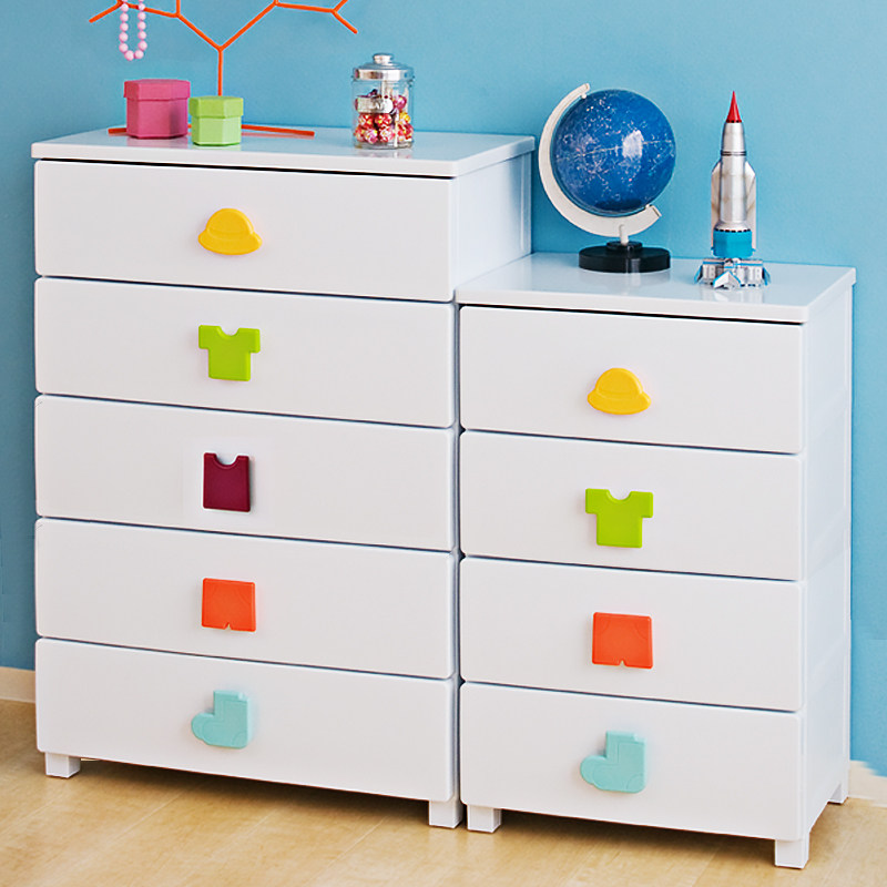 Tianma Co., Ltd. drawer-type containing cabinet plastic children's baby clothes sorting and containing cabinet baby wardrobe