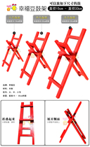 Happy beans: childrens drum frame wooden church drum frame (drum surface diameter 15 -26cm) flat drum frame large drum frame small drum frame