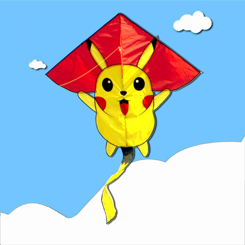 Weifang Kite Hongyun kite new robot cat Pikachu kite reel children kite cartoon breeze