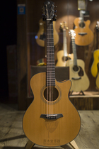 Dalian log church Czech handgeist Fürch G22-CM Cut full single wood guitar spot