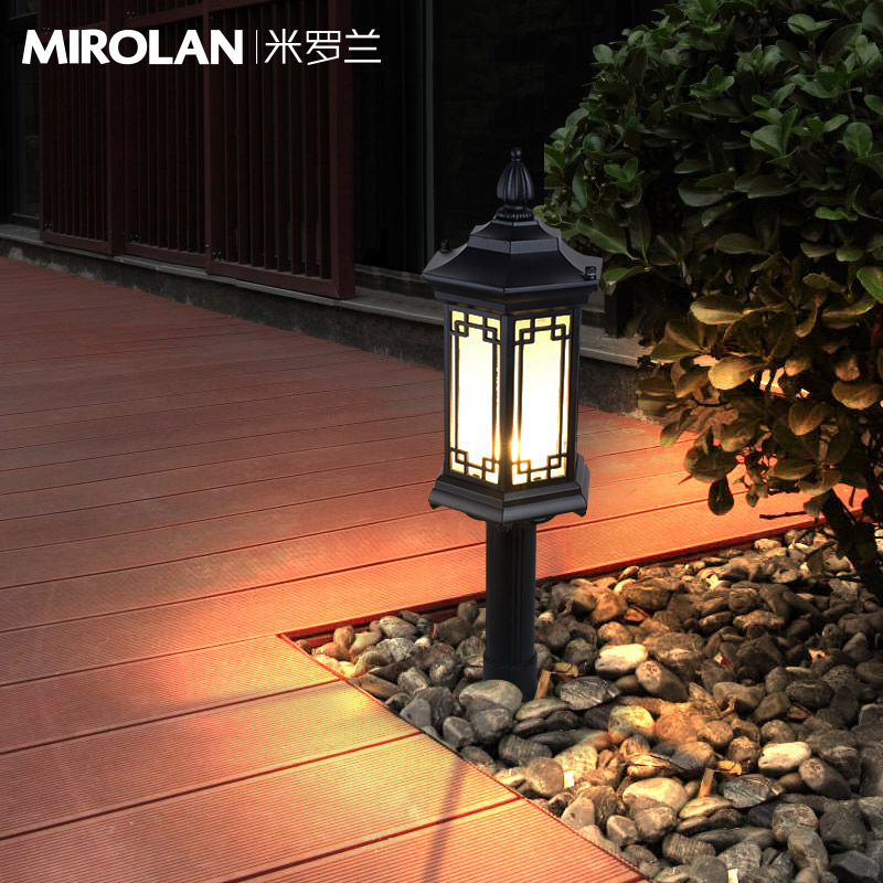 Miroland outdoor lamp New Chinese style courtyard lamp waterproof villa lamp lawn light grass ground floor lamp garden landscape high-lever lamp