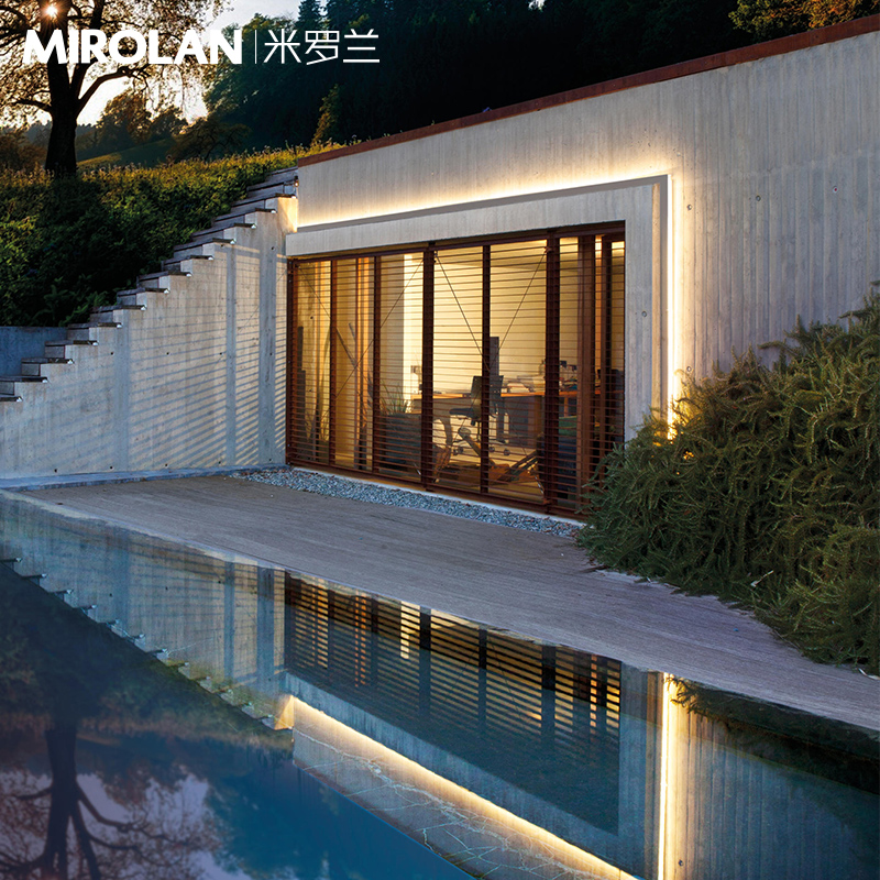 Outdoor waterproof lights with courtyard garden landscape staircase exterior wall decoration lights garden tree beautification lines illuminate tree lights