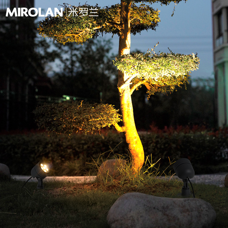 Tree light Outdoor plug-in buried light Waterproof landscape plug-in grass buried light Garden outdoor tree light Lawn garden light