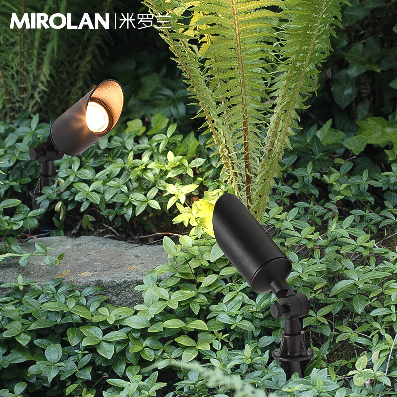 Shooting tree lights, tree lights, landscape spotlights, outdoor lawn lights, outdoor garden lights, waterproof garden grass plug lights