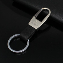 Auma car keychain Creative Leather waist buckle men and women key ring high-end key chain pendant