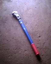 Rebar connecting wrench