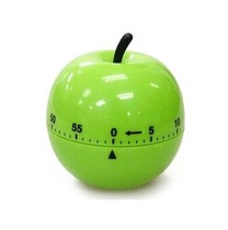Green apple Mechanical kitchen timer Baking reminder Fruit timer Red Apple reminder