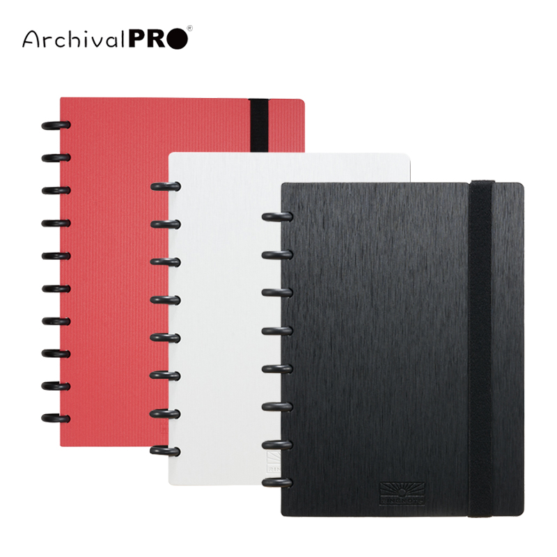 Notebook Mushroom Holes Loose Leaf Binder Work Diary Creative Business Office Notepad Minima Hard Face Creativity