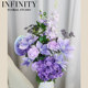 Artificial French-Style Natural Bouquet Finished Product Living Room Decoration Designer Home Use Single Stem Korean Style ins