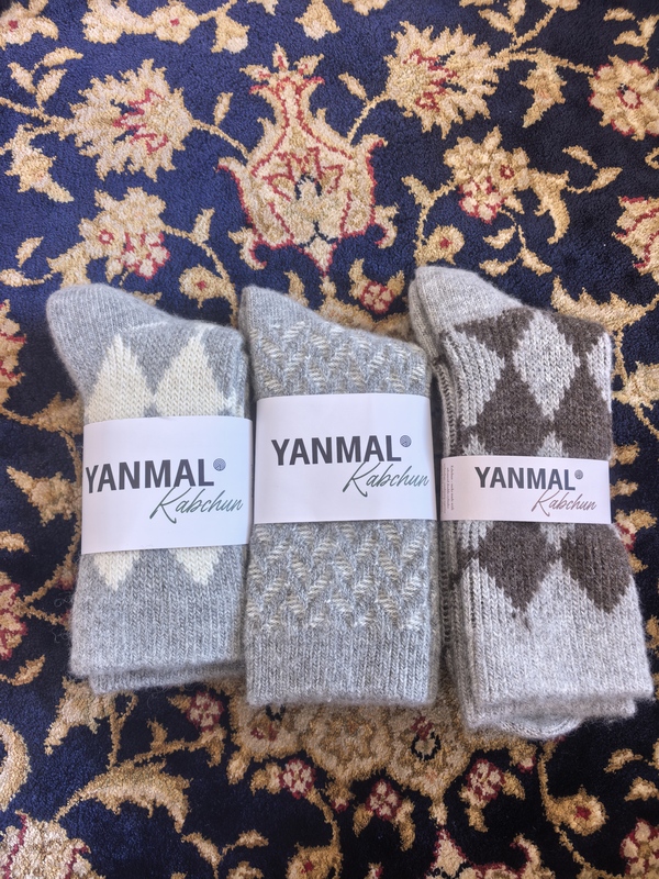 Mongolian Thick Wool Socks, Natural Color, Undyed, Non-Binding, Winter Floor Socks, Super Warm and Super Soft