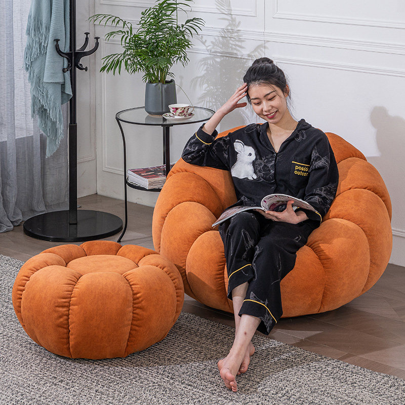 Sloth sofa Single double Pumpkin Sofa can lie sleeping Cloud Dot swivel chair Bedroom net red sofa balcony for a long time-Taobao