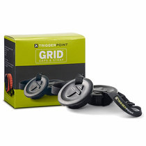 TriggerPoint USA Original Imported Fitness Roller universal GRID Caps & Strap Fitness Package