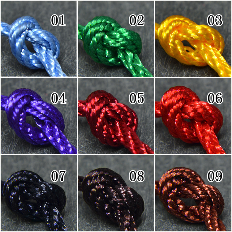 The SIE MIAN Pink Wire 2mm3mm can be made of red rope bracelet braided silver Item Rope Jewelry Necklace Rope-Taobao
