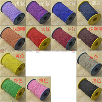 Weiming three-way Buddha head elastic thread Buddha bead elastic thread 0 5mm thin Chinese knot wire 108 Buddha bead line
