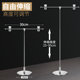 Poster stand POP display stand KT board advertising t-shaped display stand stand fixed clip stainless steel bracket stall sign
