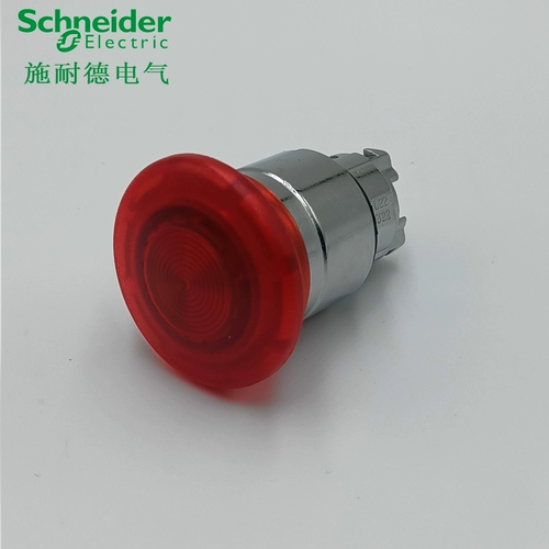 Schneider с лампой -выталкиванием -кнопка аварийного переключения аварийного переключения красная гриба ZB4B4BW643+ZB4BW0B45/M45