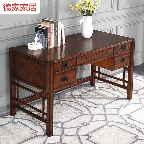 Дом Цинде Фресно Американский сельский сельский сплошной древесина многофункциональный хранение столока офисного компьютера.