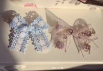 Imported lace 1 rice price foreign handmade ribbon bow skirt accessories clothing color pink soft