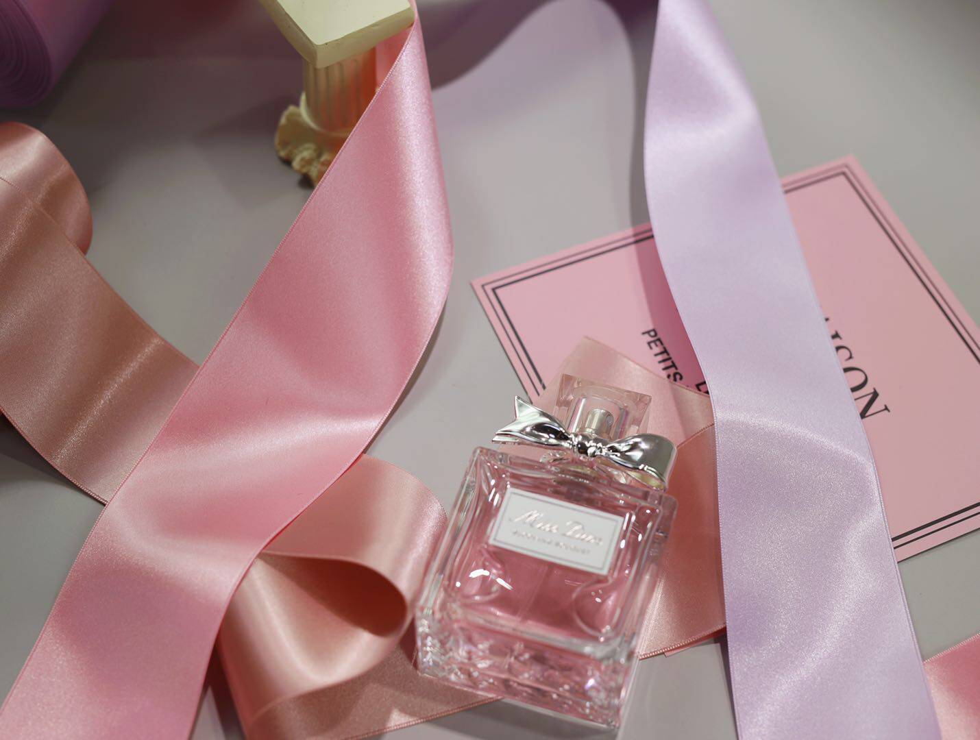 Japanese color Dine with advanced style Imports double-sided thickened bright light silk with ballet mint light purple red sky blue