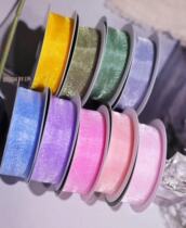 Japanese yarn 25mm 1 m for sale RIO romantic yarn balloon ribbon gift box streamer bouquet pendant float