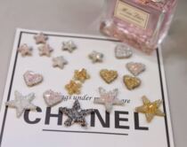 Custom Autonomic Design Crystal Hard White Bottom Shiny Stars Head Decorated Mickey Butterfly Knot Loving Yellow Pink