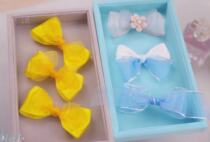 Collection of beautiful ribbons with careful machine blue webbing 100mm one-sided cloth with Japanese velvet double-sided