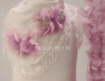 Butterfly Shop Main Custom Powder Purple Yarn Pressed Folds Ultra Wide Love Yarn Inspired from a Emotional Deep Rain Mont