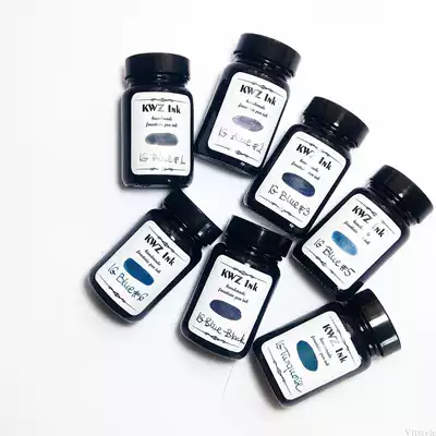 现货 官方波兰kwz Iron Gall Ink 铁胆防水 21色 钢笔墨水