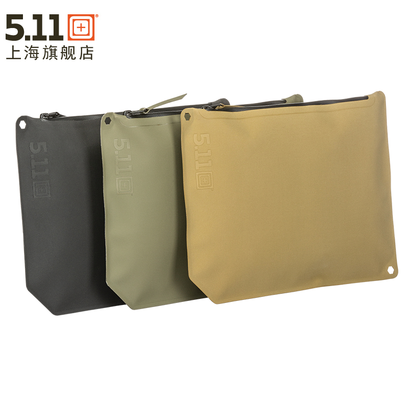 US 5.11 tactical storage bag travel travel commuter clutch bag 56455 waterproof hand zipper 511 storage bag