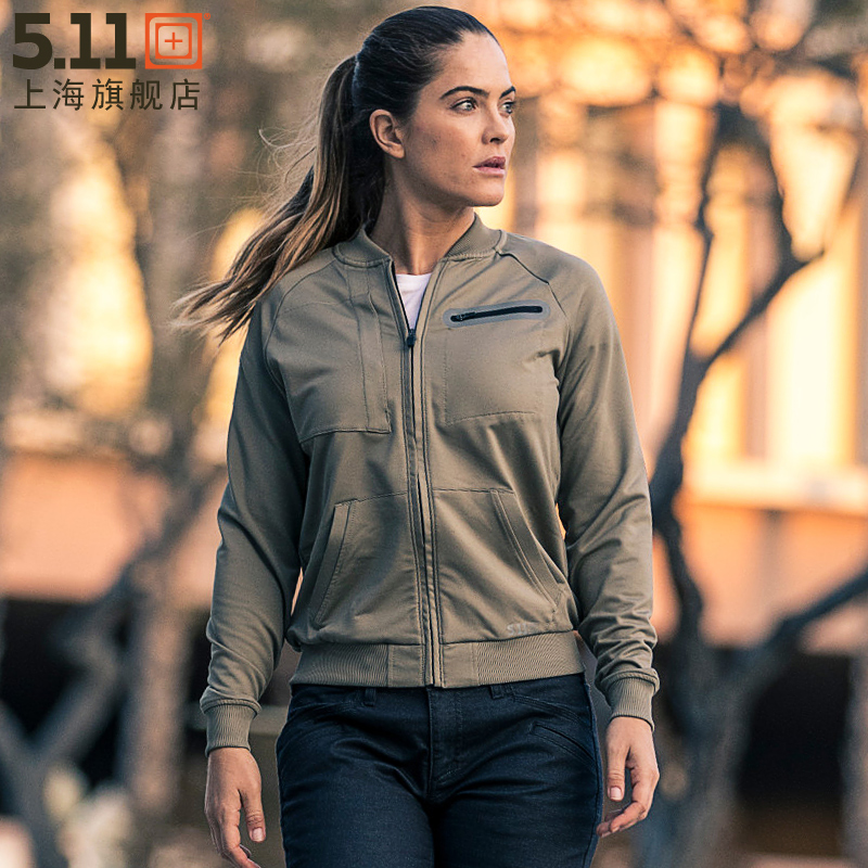 5.11 Outdoor Sports Baseball Jacket Women's 511 Flying Jacket Thin Tactical Jacket Jacket 62076