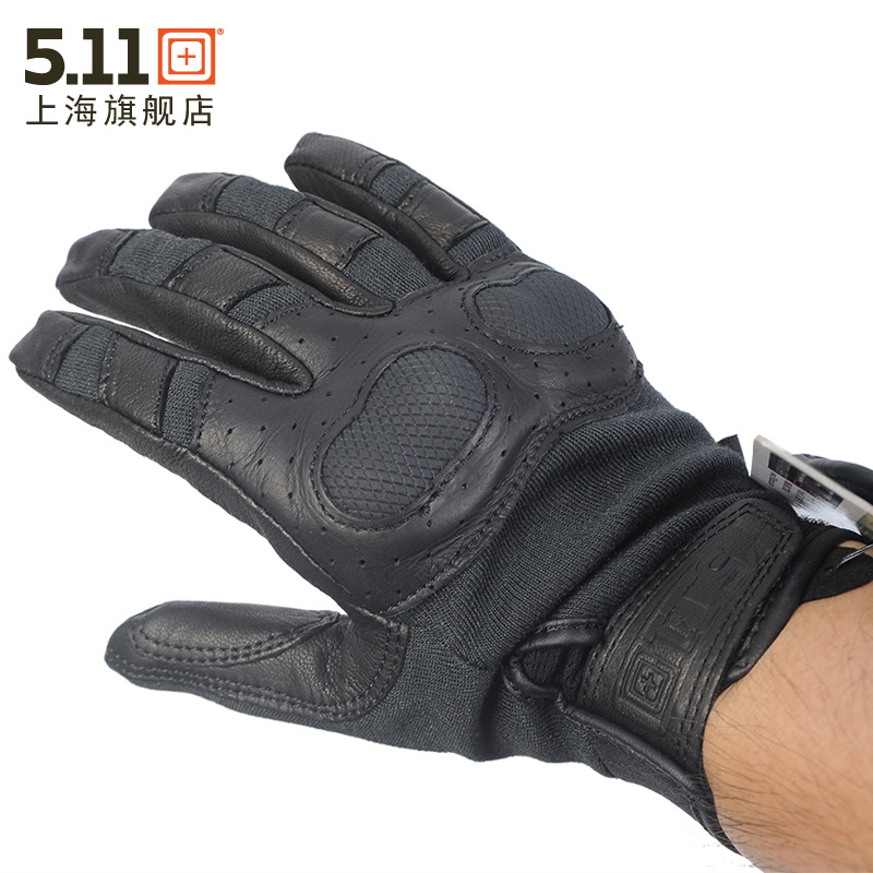 US 5 11 Heavy Armored Tactical Gloves 59354 Sheepskin gloves 511 Men's full knuckle protection gloves