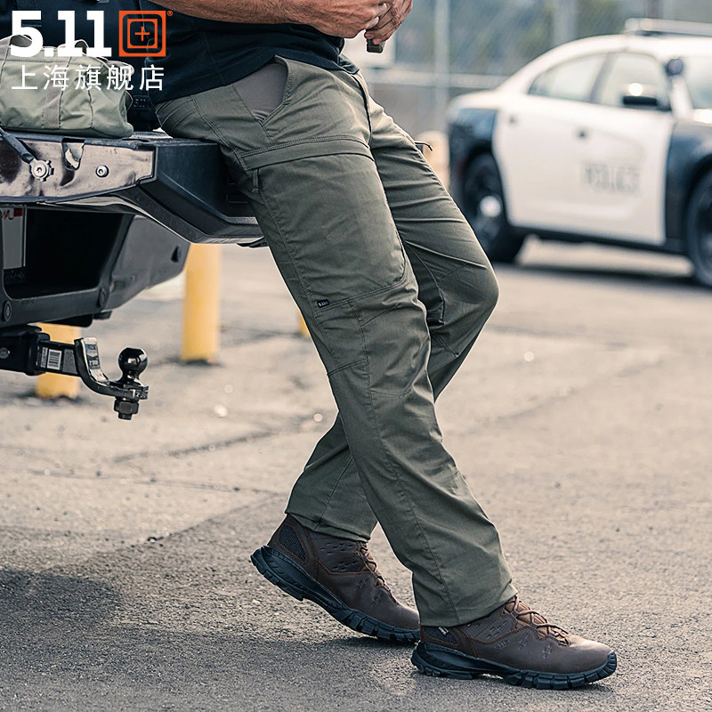 US 5.11 Mountain Slim Tactical Trousers 511 Polyester Cotton Multi-Bag Casual Pants 74520 Men's Stretch Tactical Pants