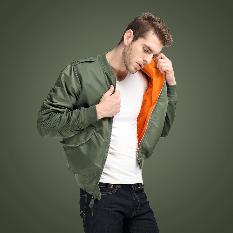 MA-1 jacket men's and women's bomber jacket OA double-sided wearable tactical coat water repellent ma1 bomber jacket