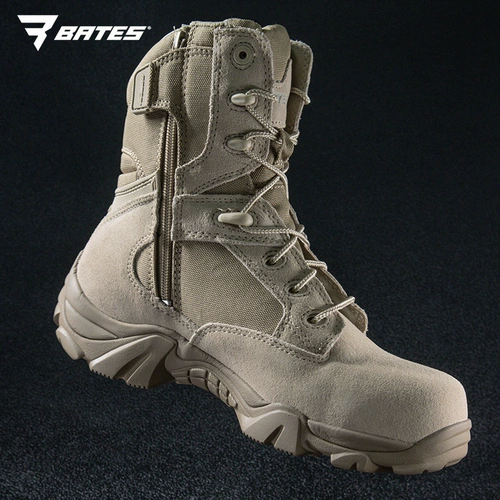 Высокие сапоги, износостойкий нескользящий тактический противоударный бортик с молнией, США