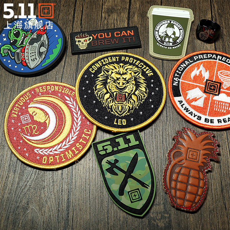 New products USA 5 11 Magic chapter August New to goods personality pvc embroidery Magic sticker Dress Morale Badge badge
