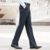 Quần Hongdu nam mùa xuân và mùa hè mới kinh doanh quần nam phù hợp với quần lỏng nam quần chính thức mặc quần trung niên nam mỏng - Suit phù hợp