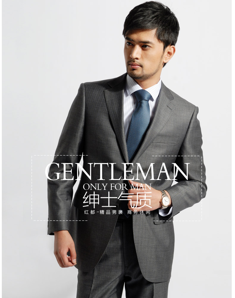 Costume homme 22% laine 78% soie pour printemps - Ref 1574351 Image 7