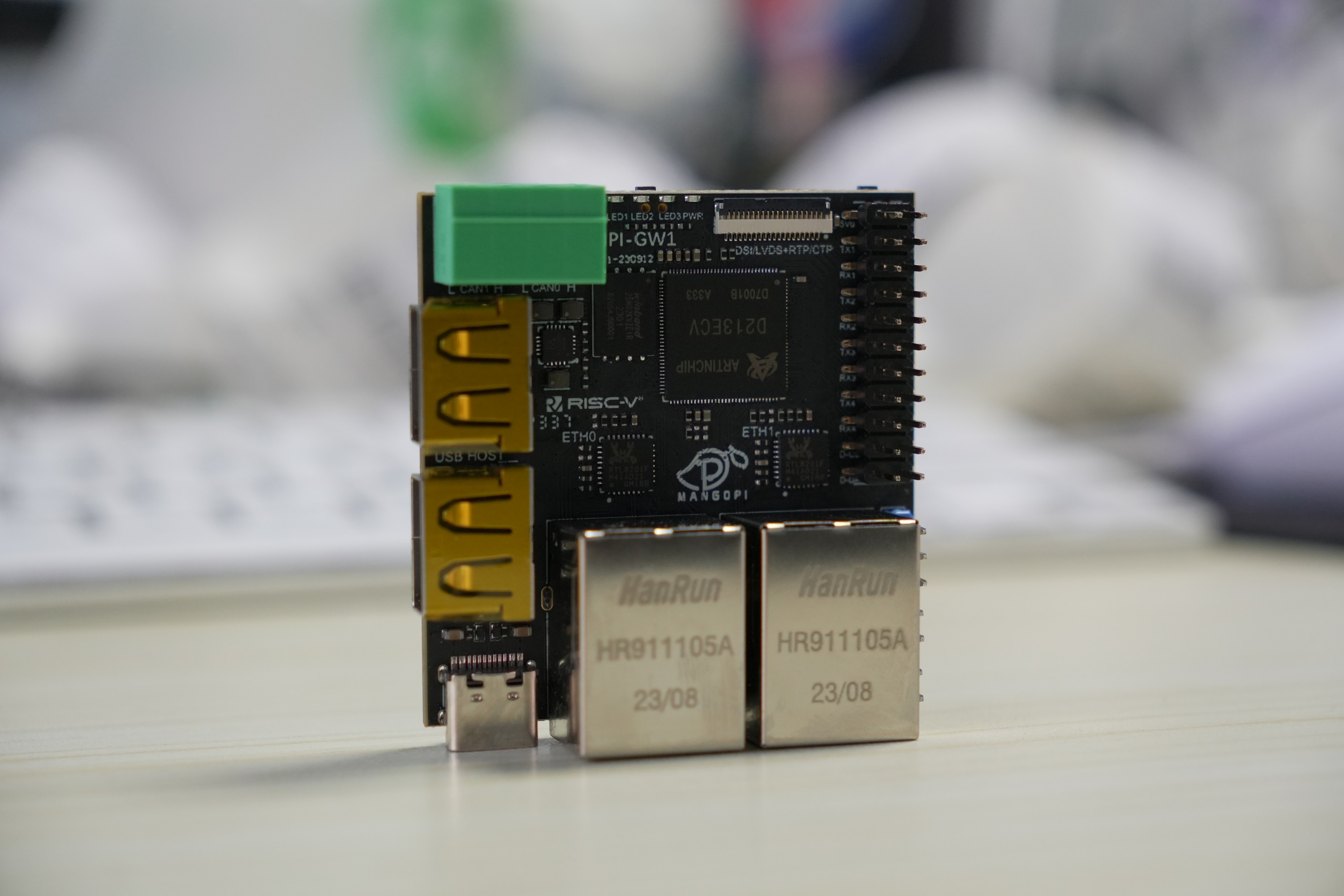 Ingenuity D213ECV MPi-GW1 development board 128MB dual network dual CAN replacement D1s T113 F1C, etc.