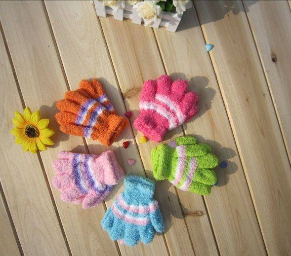 Gants pour enfants en velours - Ref 2146603 Image 4