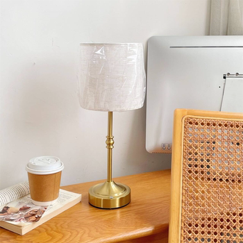 Foreign Order! Fsaox Rechargeable Simple Modern Light Luxury Living Room Desk Bedroom Table Lamp Bedside Lamp 15*40cm