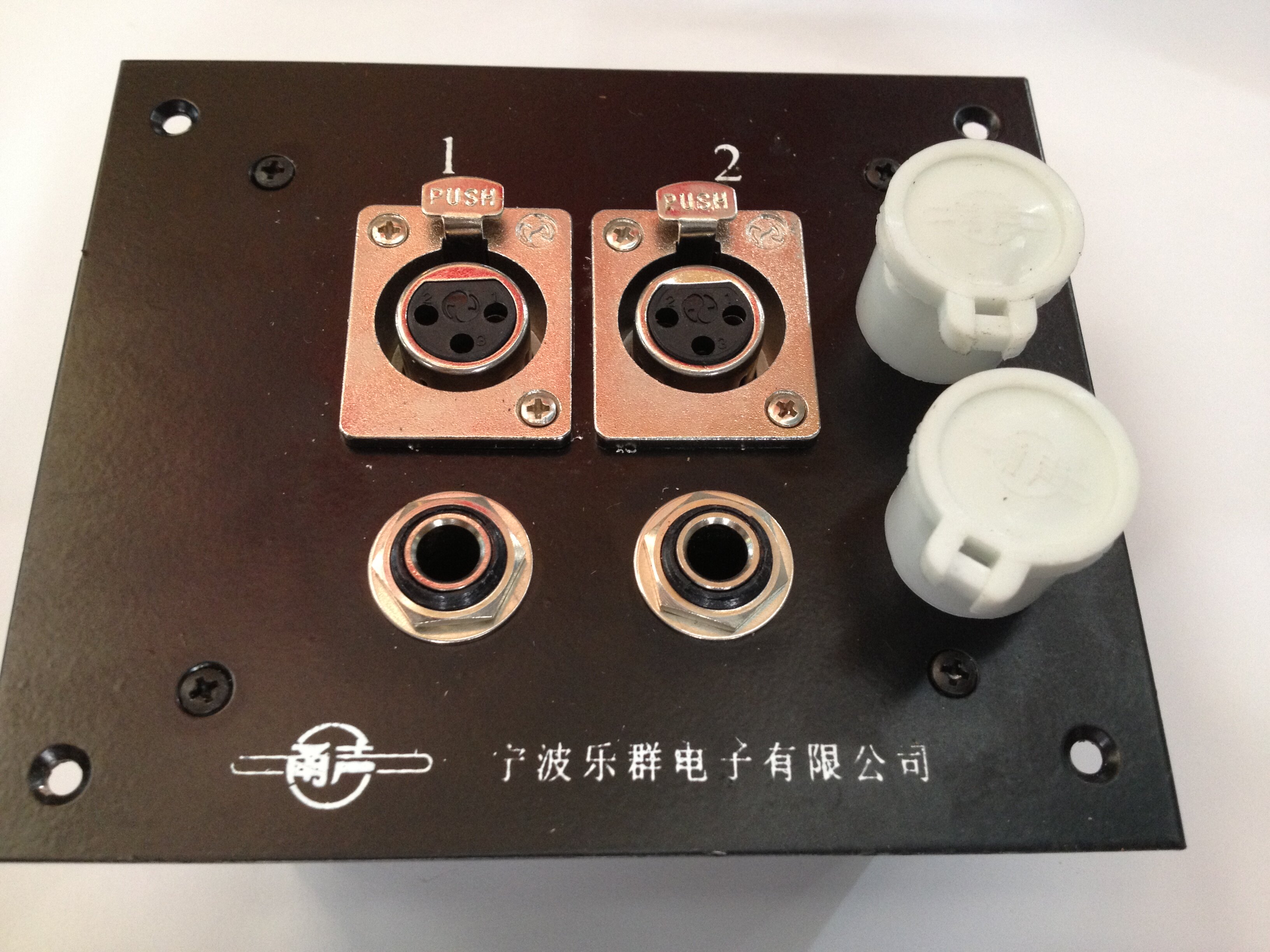 2-place Cannon panel Cannon episode line box Recording studio Episode Line Panel Audio Engineering Box