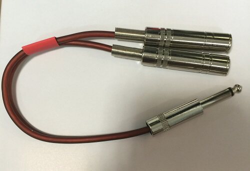 6 35mm 10% 2 audio line 6 5 revolution Double 6 5 mother large three-core transfer large two-core mother switching line connecting line