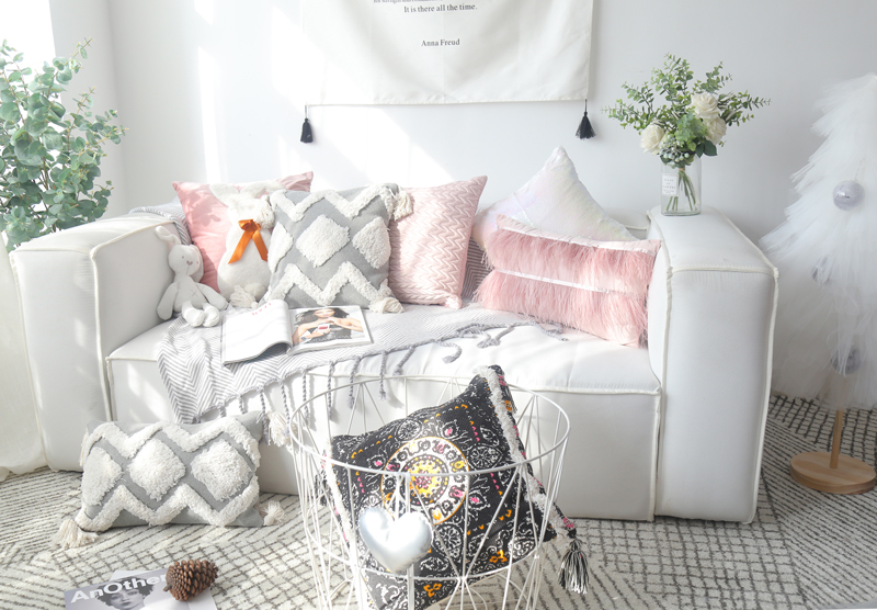 Ins gió chần gối thêu cá tính gối đầu gối sofa đệm thắt lưng gối dân tộc Bohemian Morocco - Trở lại đệm / Bolsters bộ chăn gối ngủ văn phòng giá rẻ