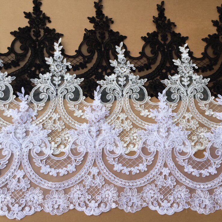 Special price European-style high-end car bone Eugen yarn embroidery lace lace lace DIY handmade wedding dress head yarn ornament accessories