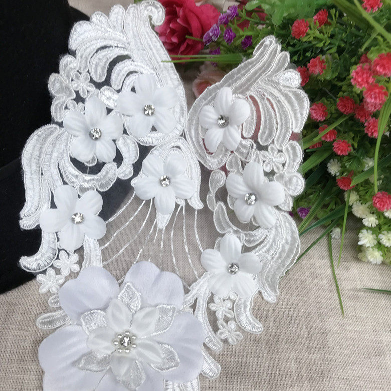 Car bones Eugen yarn lace florian side retro collar Flower Cuffs Handmade Diy Accessories Wedding Dresses Accessories