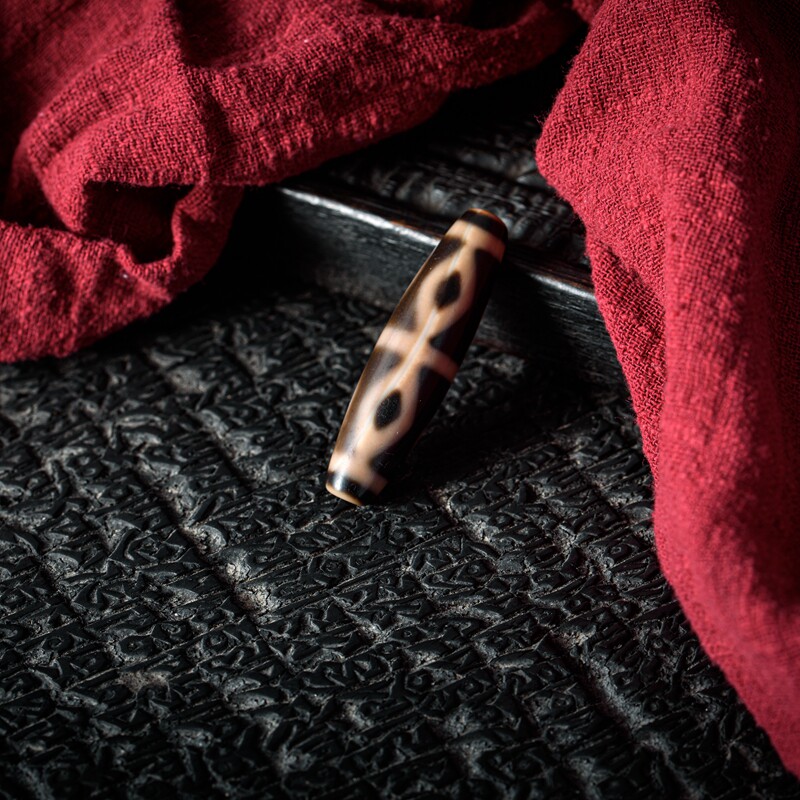 Natural Old Material Jade Medullary Pestle Sky Beads Necklace Pendant National Wind Male And Female Couples With Collarbone Chain Matching Beads Accessories