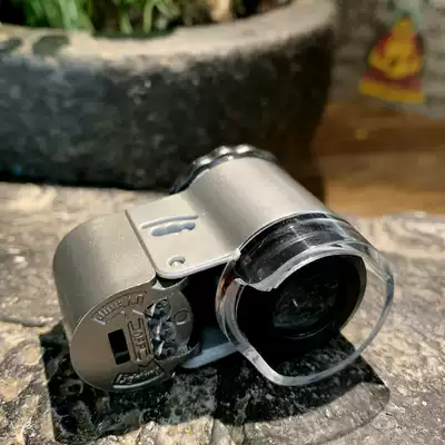 Wenplay Jade antique identification magnifying glass LED double lamp magnifying glass cinnabar celestial bead magnifying glass 50 times magnifying glass