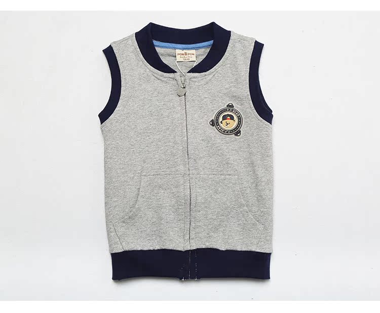 Áo vest trẻ em nam mùa xuân và mùa thu mỏng cho bé trai mặc mùa thu đông áo gile cho bé trai